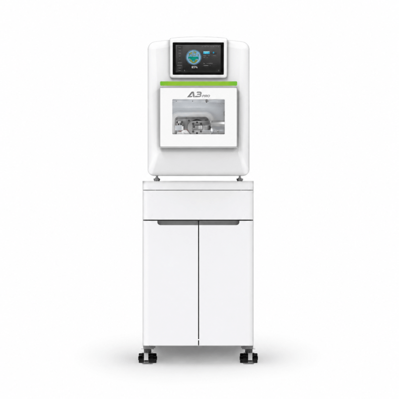 ARUM A3 Pro benchtop mill shown front-on against white